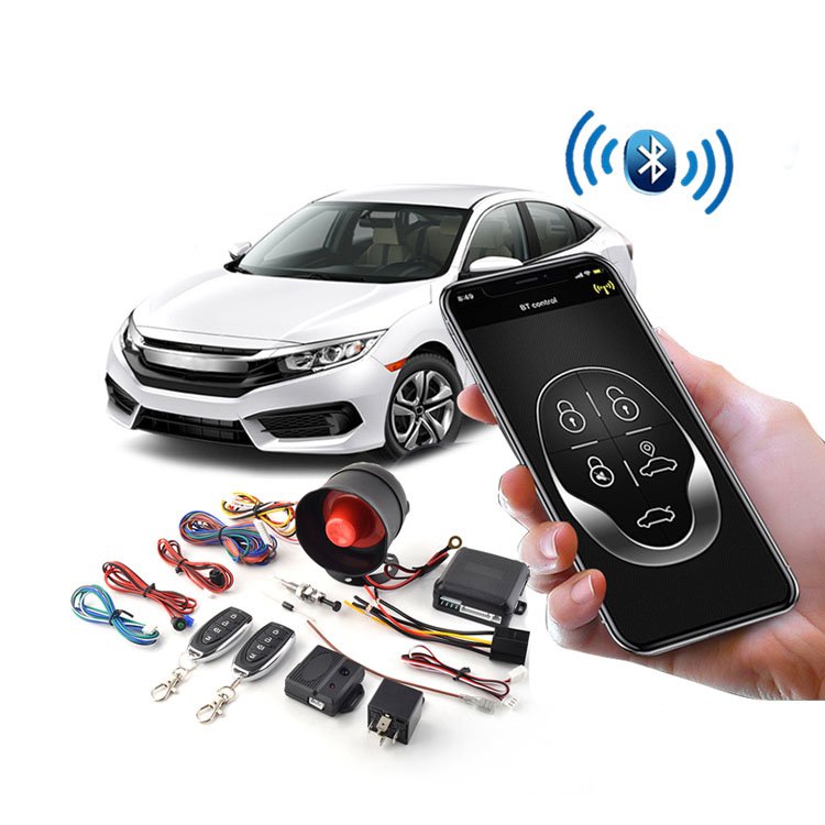 Remote Start Car Alarm System BT Phone APP Remote Start Car Alarm Keyless Entry System Alarm Car